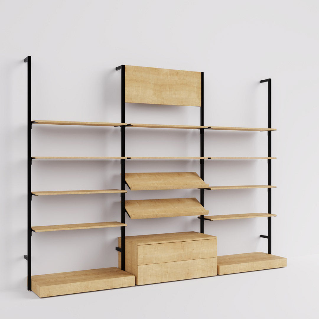Shelving System Cetus - Classic - Style 4, black — photo 10