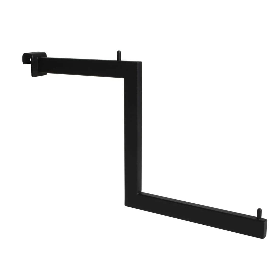 Step arm, rectangular tube adapter, length 400 mm, black structure — photo 1